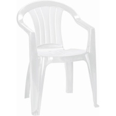 Plastová stolička  Sicilia biela