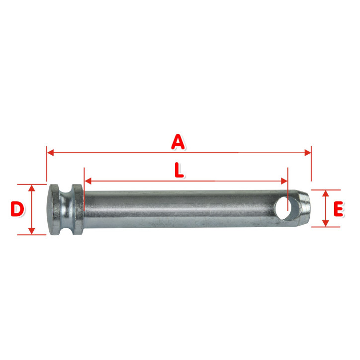 Čap pre hornú riadiacu tyč 130/19 mm Kat. 1 Čap pre hornú riadiacu tyč 130/19 mm Kat. 1