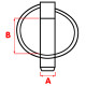 Zaisťovací čap 4,5 x 28 mm
