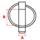 Zaisťovací čap 10,0 x 36,5 mm