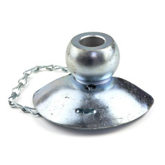 Guľa s golierom na spodné rameno hydrauliky trojbodového závesu traktora Kat. II/III