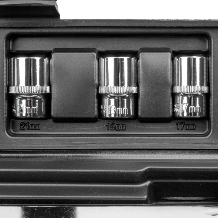 Momentový kľúč 1/2" 40-210 Nm s príslušenstvom, 5-dielna sada Momentový kľúč 1/2" 40-210 Nm s príslušenstvom, 5-dielna sada