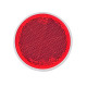 Okrúhla odrazka samolepiaca 60 mm červená