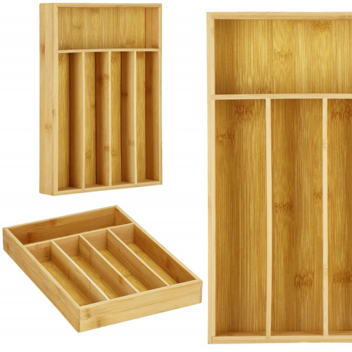 Príborník do zásuvky 25 cm, prírodný bambus SPRINGOS HA5092 Príborník do zásuvky 25 cm, prírodný bambus SPRINGOS HA5092