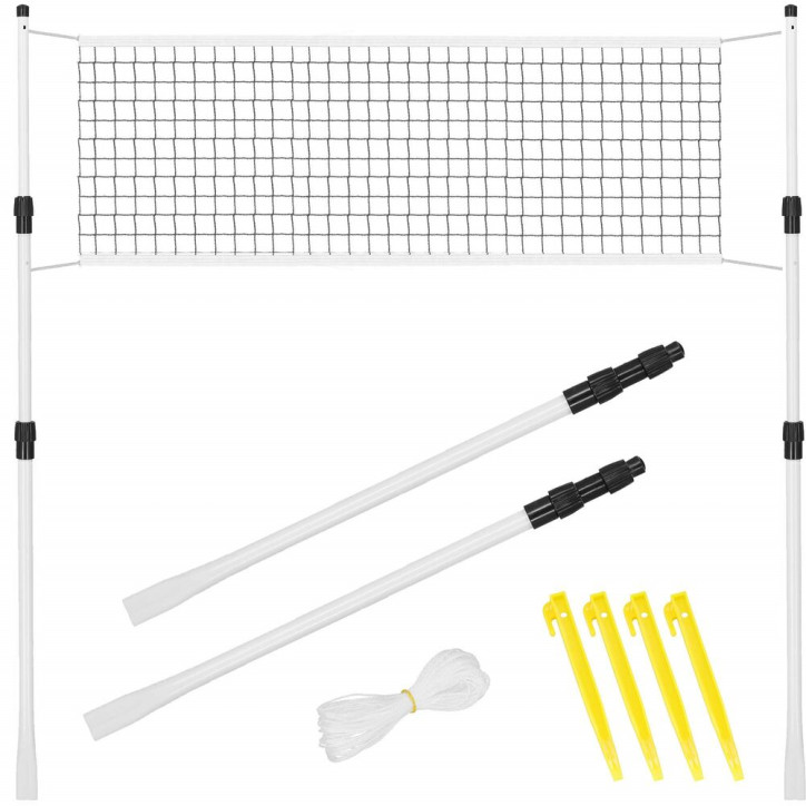 Badmintonová sieť so stĺpikmi SPRINGOS KG0010 Badmintonová sieť so stĺpikmi SPRINGOS KG0010