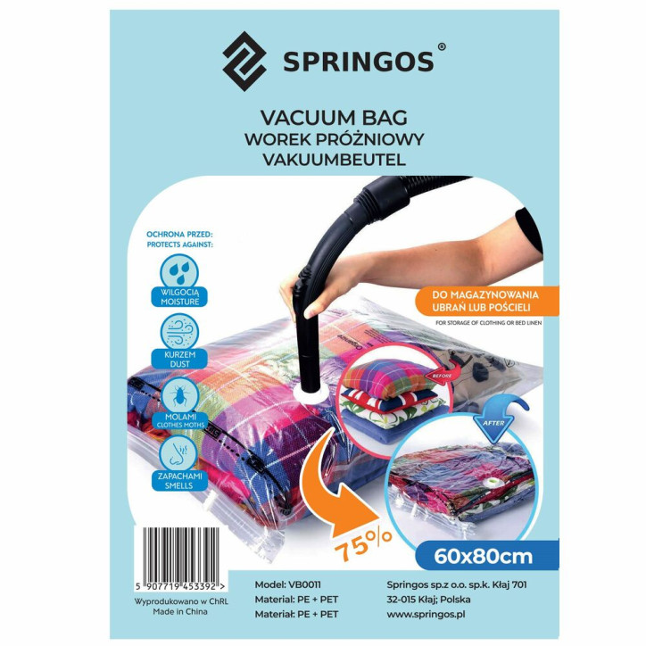 Vákuové vrece 60x80 cm SPRINGOS VB0011 Vákuové vrece 60x80 cm SPRINGOS VB0011