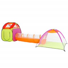 Detský stan s tunelom, farebný SPRINGOS KG0016