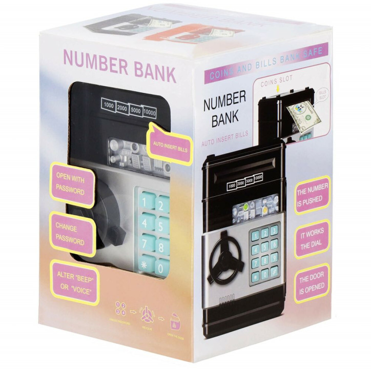 Detský trezor bankomat s kódom SPRINGOS KG0024 Detský trezor bankomat s kódom SPRINGOS KG0024