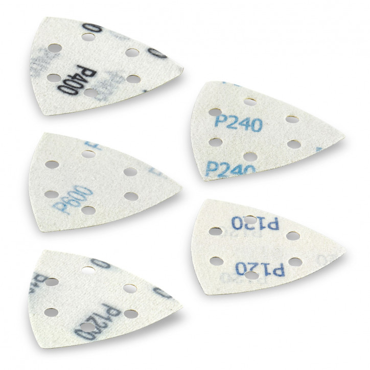 Brúsny papier pre delta brúsku K120-K1200, 10 ks