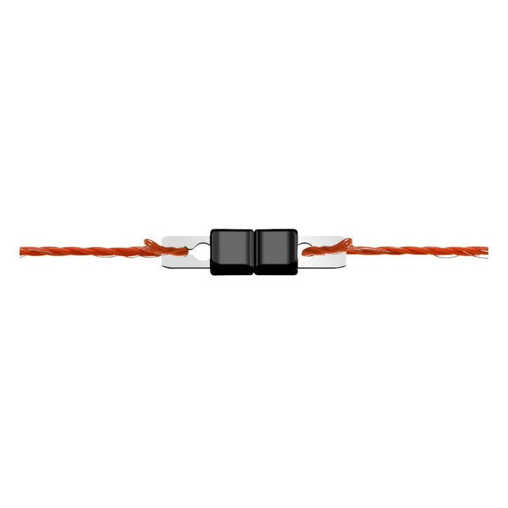 Lankový konektor Litzclip, 3 mm, rovný, nerez, 10 ks Lankový konektor Litzclip, 3 mm, rovný, nerez, 10 ks