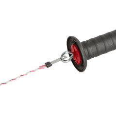 Lankový konektor Litzclip, 3 mm, rovný, nerez, 10 ks