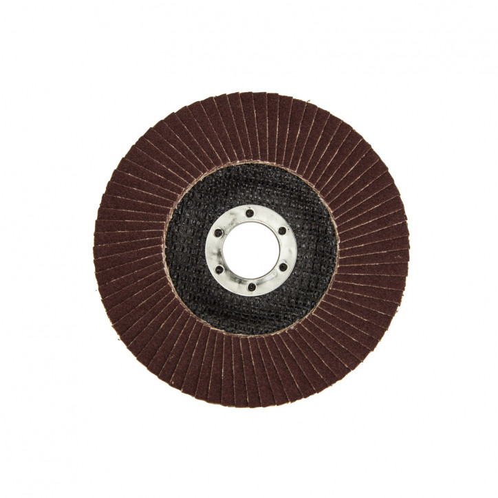 Lamelový vejárový brúsny kotúč 125 mm K120, 10 ks Lamelový vejárový brúsny kotúč 125 mm K120, 10 ks