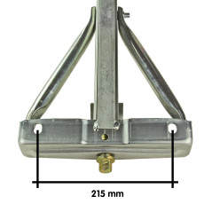 Otočná podpera kľuky pre príves 47 cm