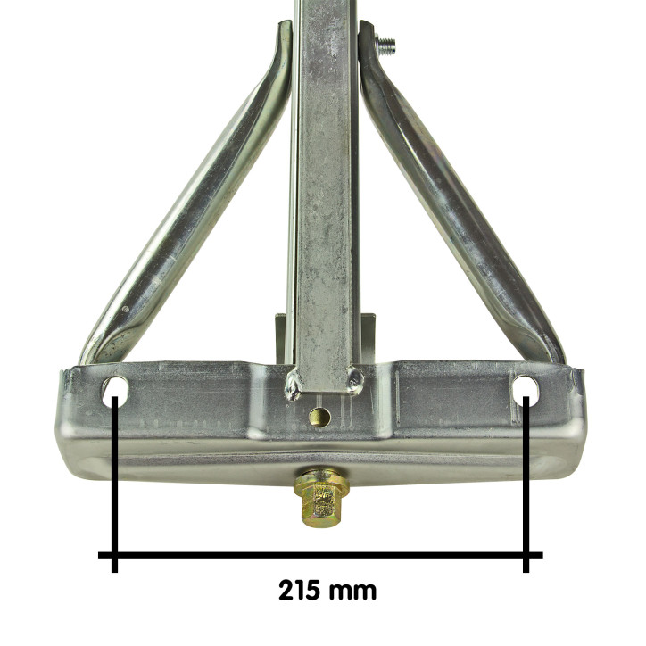 Otočná podpera kľuky pre príves 47 cm Otočná podpera kľuky pre príves 47 cm
