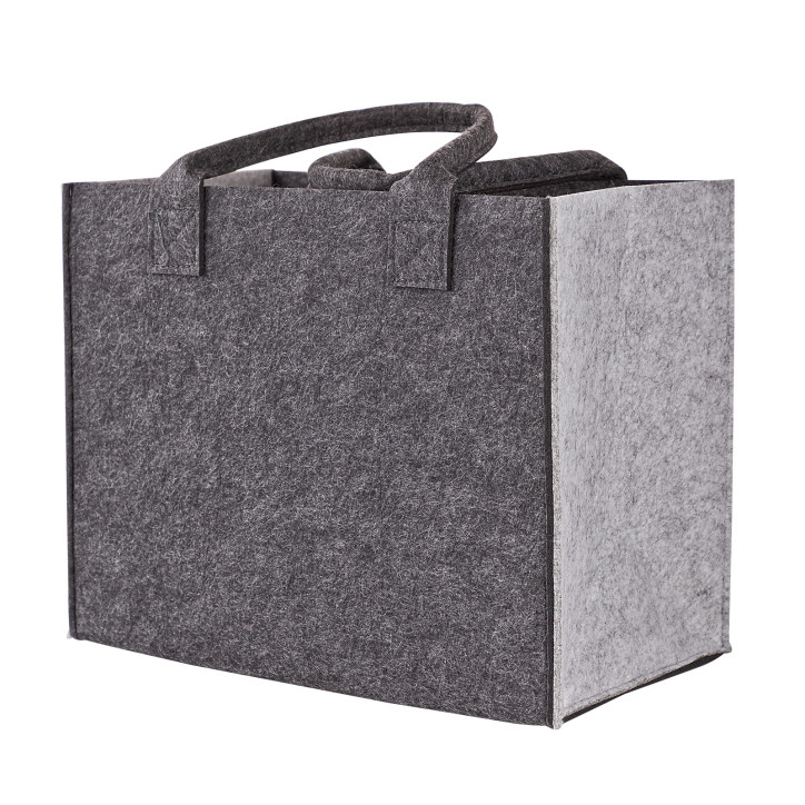 Plstená taška 35x20x28 cm Shopper L antracit/sivá Plstená taška 35x20x28 cm Shopper L antracit/sivá