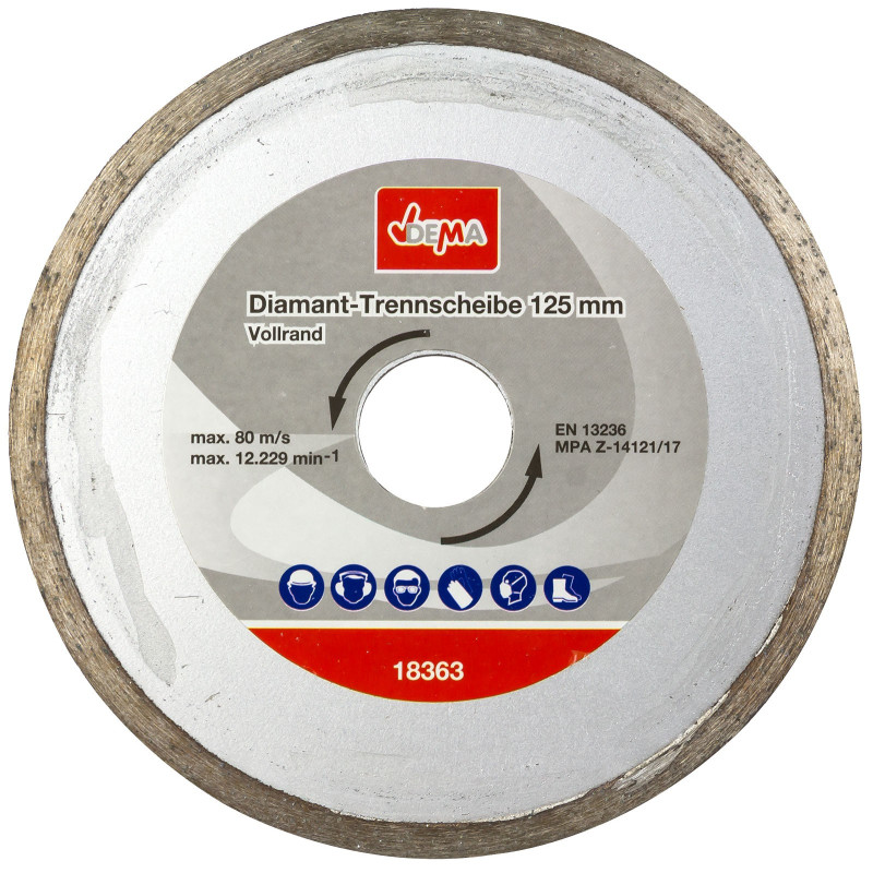 DEMA Diamantový rezný kotúč 125 mm DDT125V