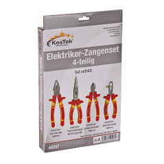 Elektrikárske kliešte, 4-dielna sada