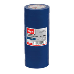 DEMA Elektrikárska izolačná páska 15mm / 10 m, modrá, 10 ks