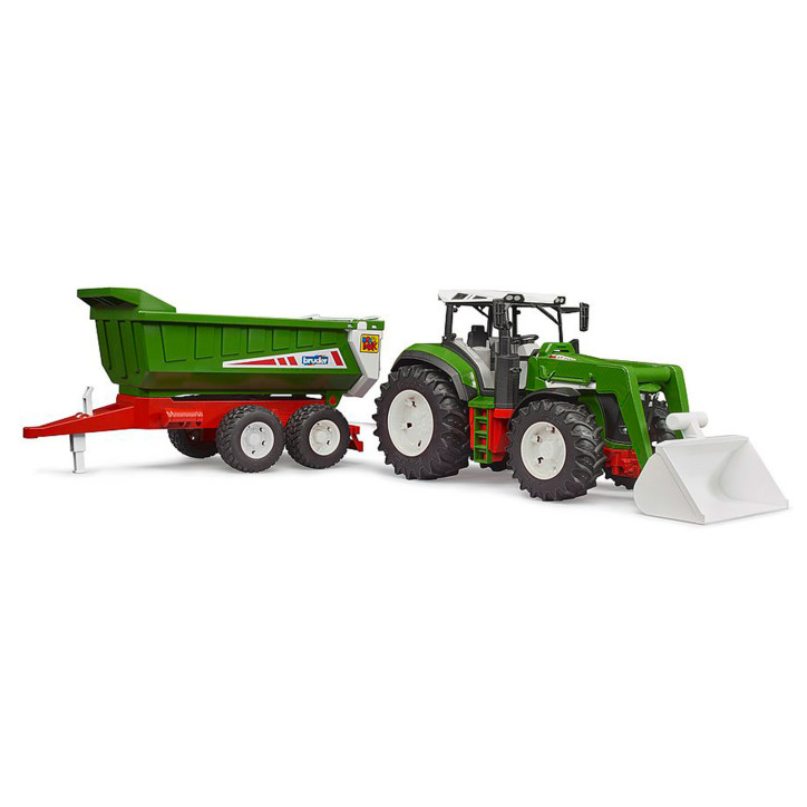 Traktor s čelným nakladačom a vyklápacím prívesom Roadmax 1:16 03452 Traktor s čelným nakladačom a vyklápacím prívesom Roadmax 1:16 03452