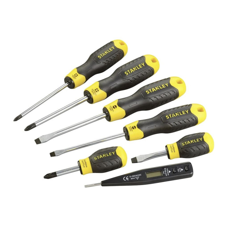 Skrutkovače CushionGrip® 7-dielna sada (volt-tester) 0-65-009 Skrutkovače CushionGrip® 7-dielna sada (volt-tester) 0-65-009