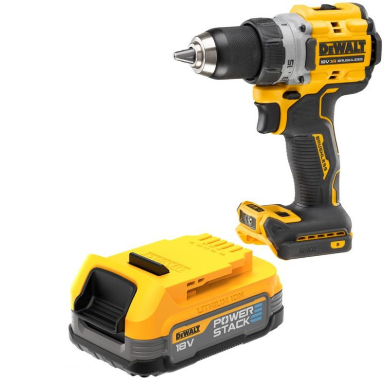 Aku vŕtačka / skrutkovač 18 V XR PowerStack 1x 1,7 Ah, bez nabíjačky Aku vŕtačka / skrutkovač 18 V XR PowerStack 1x 1,7 Ah, bez nabíjačky