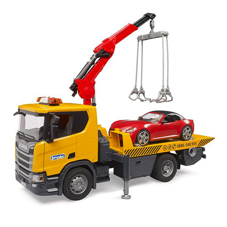Odťahové vozidlo Scania Super 560R s kabrioletom, so svetelným a zvukovým modulom 1:16 03552 Odťahové vozidlo Scania Super 560R s kabrioletom, so svetelným a zvukovým modulom 1:16 03552