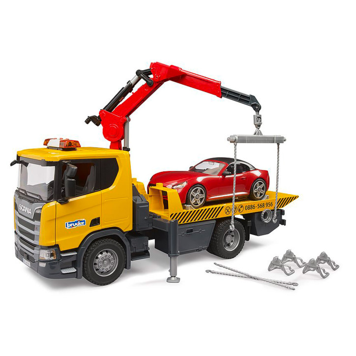Odťahové vozidlo Scania Super 560R s kabrioletom, so svetelným a zvukovým modulom 1:16 03552 Odťahové vozidlo Scania Super 560R s kabrioletom, so svetelným a zvukovým modulom 1:16 03552