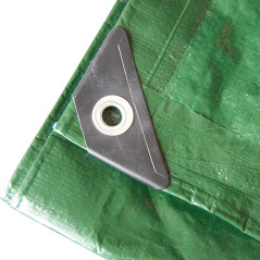 Zakrývacia plachta 140 g/m2, 3x5 m, zelená