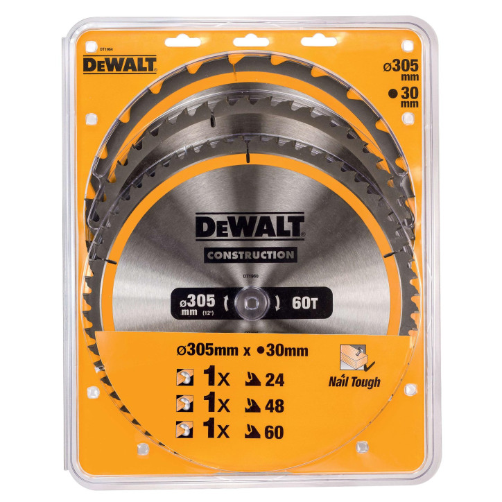 Pílové kotúče 305x30 mm, 3-dielna sada Pílové kotúče 305x30 mm, 3-dielna sada