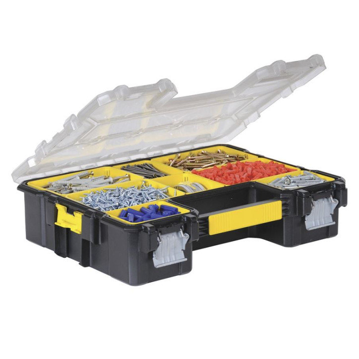 Profesionálny organizér s kovovými klipsami 43x33x11 cm FatMax 1-97-518