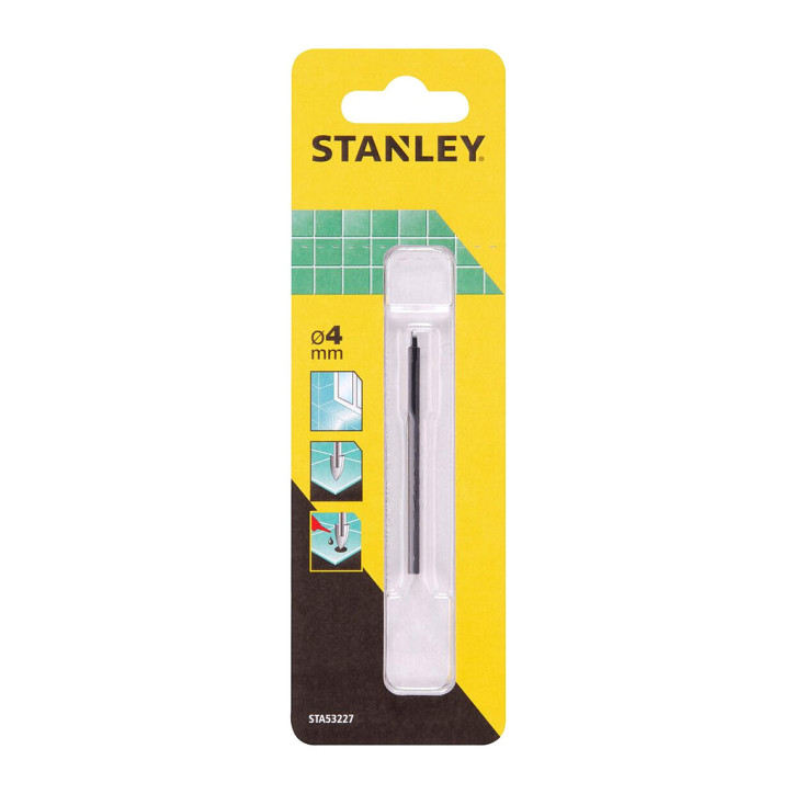 Vrták do obkladu, dlažby a skla 4,0x64 mm STA53227 Vrták do obkladu, dlažby a skla 4,0x64 mm STA53227