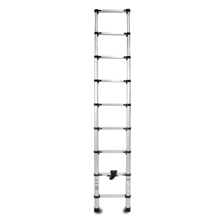 Teleskopický rebrík 1x9 priečok výsuvný DRABEST DT-9 HOME Teleskopický rebrík 1x9 priečok výsuvný DRABEST DT-9 HOME