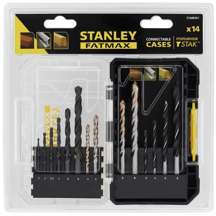 Vrtáky FatMax®, 14-dielna sada STA88561 Vrtáky FatMax®, 14-dielna sada STA88561