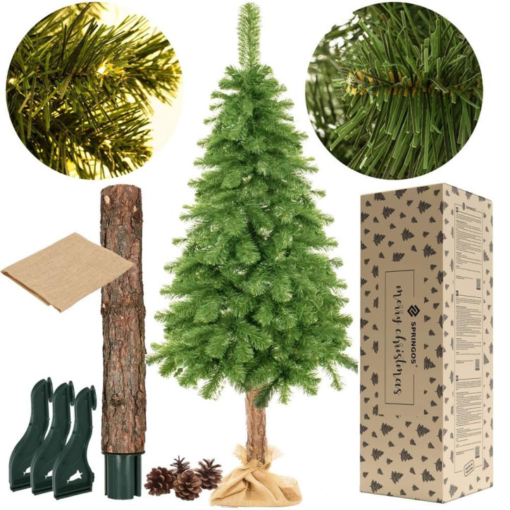 Vianočný stromček Borovica na kmienku 220 cm Vianočný stromček Borovica na kmienku 220 cm