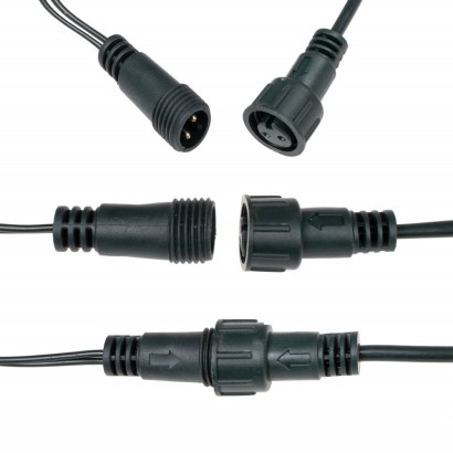 LED svetelná reťaz - 12,5m, 200LED, 8 funkcií, IP44, teplá biela