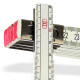 STABILO Drevený skladací meter 2 m
