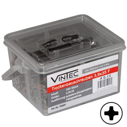 Vintec Skrutky do sadrokartónu 3,9x35 F, 700 ks