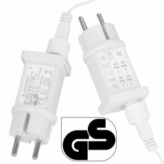 LED kvaple - 22,5m, 500LED, časovač, IP44, studená biela + záblesky