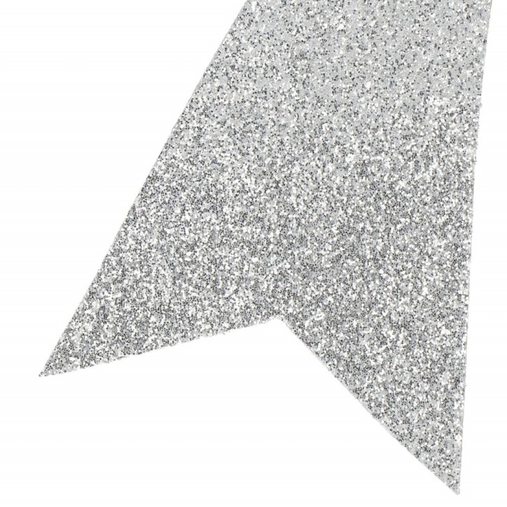 Vianočná mašľa 13x11,5cm strieborná sada 4ks, vianočné dekorácie Vianočná mašľa 13x11,5cm strieborná sada 4ks, vianočné dekorácie