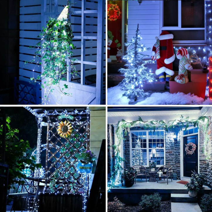 LED reťaz Nano - 100m, 1000LED, 8 funkcií, pamäť, IP44, studená biela LED reťaz Nano - 100m, 1000LED, 8 funkcií, pamäť, IP44, studená biela