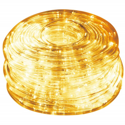 LED svetelná hadica - 10m, 240LED, 8 funkcií, pamäť, IP44, teplá biela