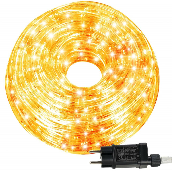 LED svetelná hadica - 10m, 240LED, 8 funkcií, pamäť, IP44, teplá biela LED svetelná hadica - 10m, 240LED, 8 funkcií, pamäť, IP44, teplá biela
