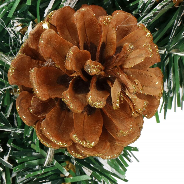 Adventný veniec svietiaci s ozdobami 30cm, vianočné dekorácie Adventný veniec svietiaci s ozdobami 30cm, vianočné dekorácie