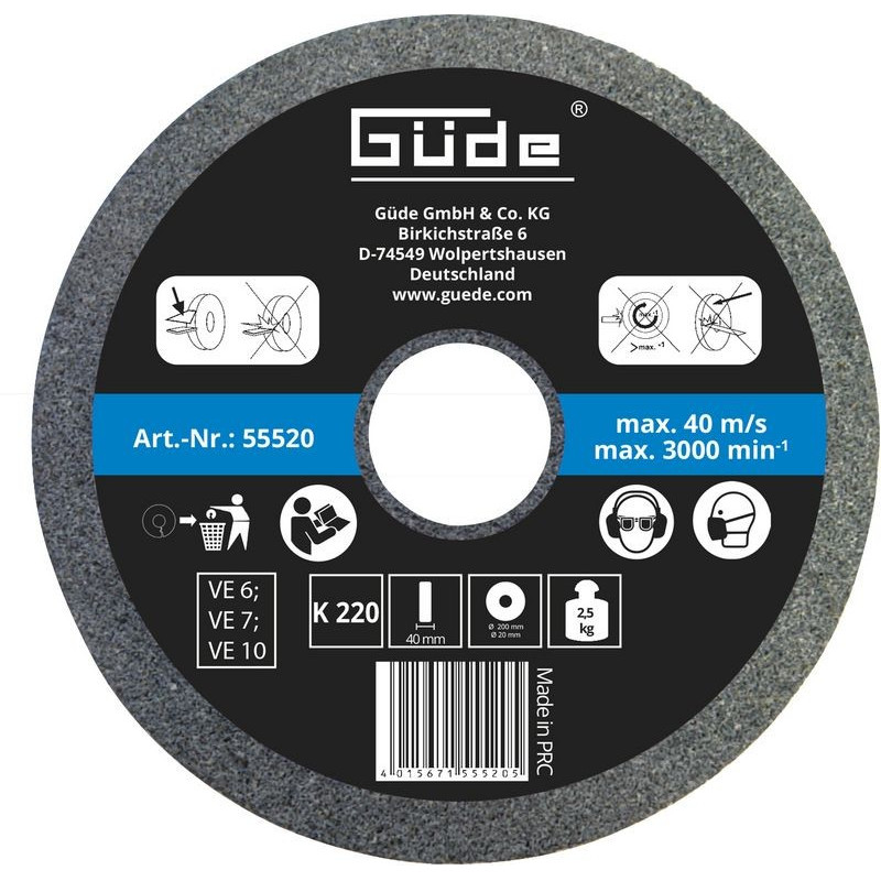 Güde Brúsny kotúč 200x40x20 mm K220