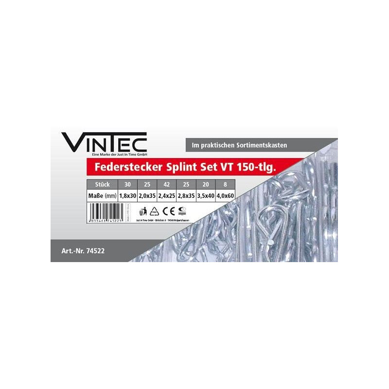 Vintec Závlačky VT150 Vintec Závlačky VT150
