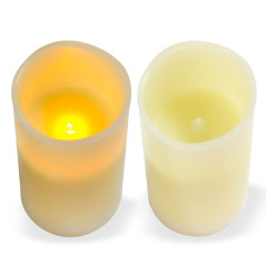 DEMA LED sviečky z pravého vosku, 4 ks