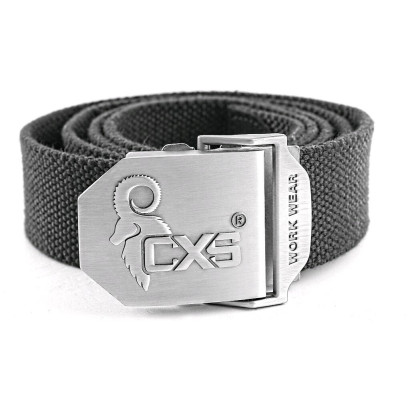 Opasok CXS NAVAH, čierny, 4 cm, 125cm, textilný, spona s logom CXS