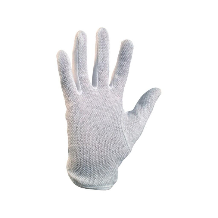 Rukavice CXS MAWA, textilné s PVC terčíkmi, veľ. 08