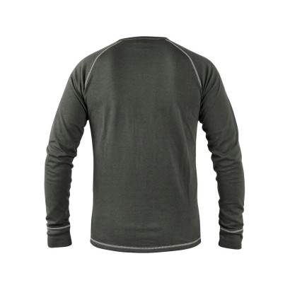 Tričko CXS ACTIVE, funkčný, dlhý rukáv, pánske, sivé, veľ. 2XL