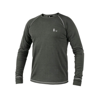 Tričko CXS ACTIVE, funkčný, dlhý rukáv, pánske, sivé, veľ. 2XL
